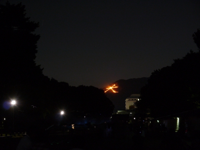 お盆が過ぎると、京都の夏もあと少し